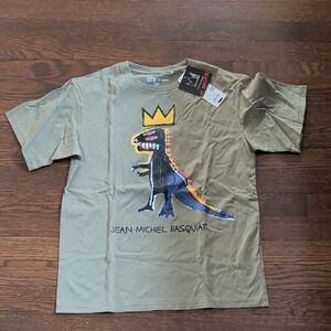 Uniqlo Kids Dinosaur Graphic Tee - Green